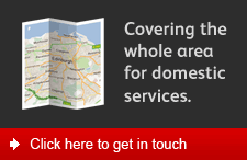 Covering all of Edinburgh for domestic services